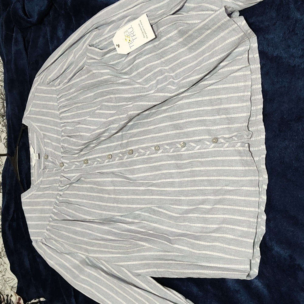 Grey Size Large Time and Tru Tunic